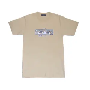 Blue Camp Boys Teens Wear Round Neck Printed Tee - Beige - BCT-DGN24115