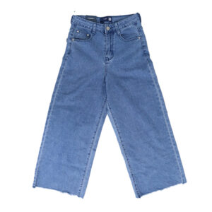 Blue Camp Ladies Capri Denim Pants - Denim Blue