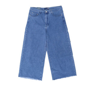 Blue Camp Ladies Capri Denim Pants - Denim Blue