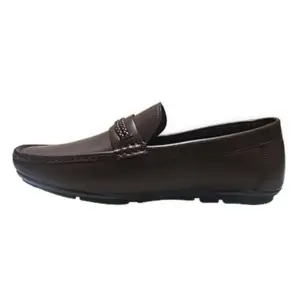 Maco Mens Casual Loafers Moccasins Coffee - KS903-647