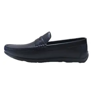Maco Mens Casual Loafers Moccasins Navy Blue - KS903-447
