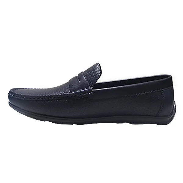 Maco Mens Casual Loafers Moccasins Navy Blue - KS903-447