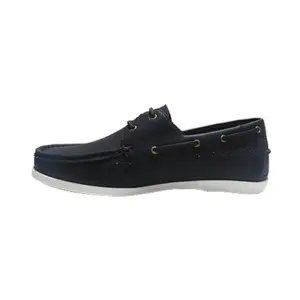 Maco Mens Casual Loafers Boat Shoes Black - HS2013-11