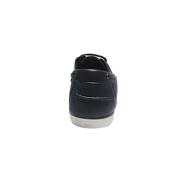 Maco Mens Casual Loafers Boat Shoes Black - HS2013-3 - Image 2
