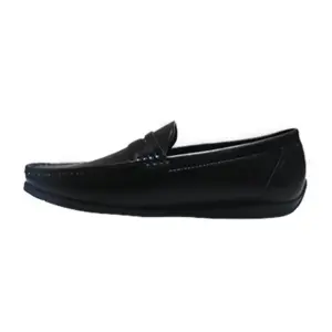 Maco Mens Casual Loafers Moccasins Black - 15108-1