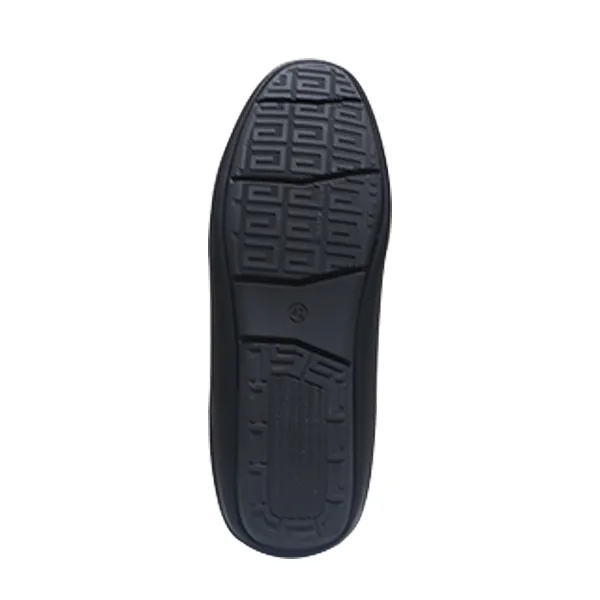 Maco Mens Casual Loafers Moccasins Black - 315-2 - Image 5