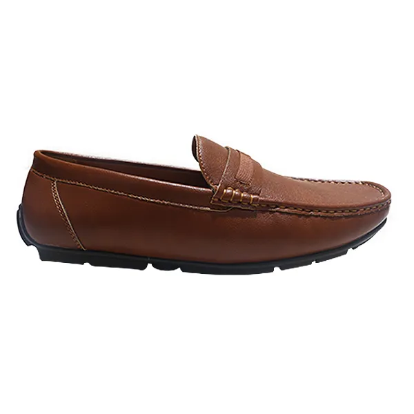 Maco Mens Casual Loafers Moccasins Brown - 2398-8 - Image 3
