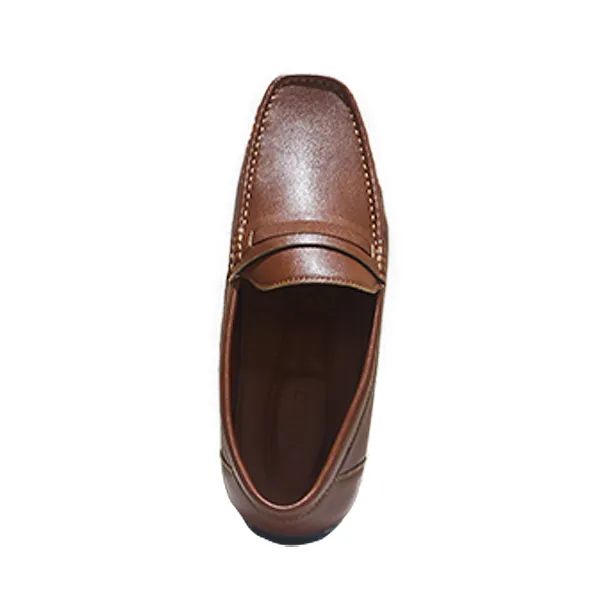 Maco Mens Casual Loafers Moccasins Brown - 2398-8 - Image 4