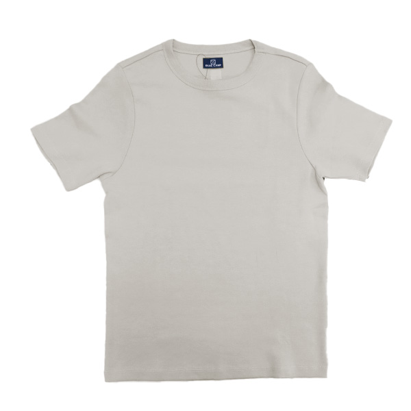 Blue Camp Girls Teens Round Neck Interlock T-Shirt - Mushroom
