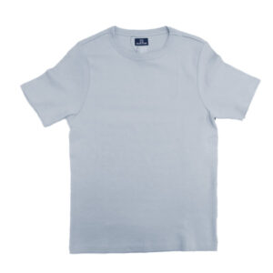 Blue Camp Girls Teens Round Neck Interlock T-Shirt - Zen Blue