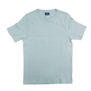 Blue Camp Girls Teens Round Neck Interlock T-Shirt - Ether