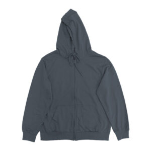 Blue Camp Girls Teens French Terry Full Zip Hoodie - Dark Gray