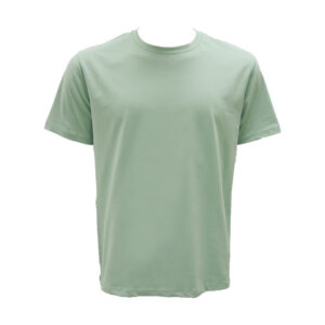 Blue Camp Men's T-Shirt Round Neck Plain Green