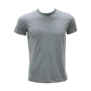 Blue Camp Men's T-Shirt Round Neck Plain Black