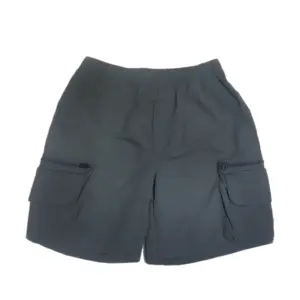 Avenue Boys Teens Wear Cargo Jogger Shorts 6 Pockets - Gray - NV002-S