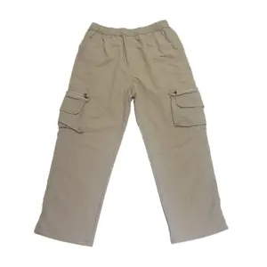 Avenue Boys Teens Wear Cargo Jogger Pants 6 Pockets - Khaki - NV002-P
