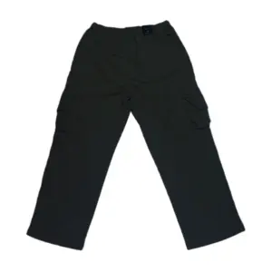 Alternative view of Avenue Boys Teens Wear Cargo Jogger Pants 6 Pockets - Black - NV002-P