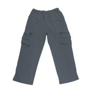 Avenue Boys Teens Wear Cargo Jogger Pants 6 Pockets - Gray - NV002-P