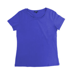Blue Camp Girls Teens Round Neck T-Shirt - Blue