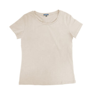 Blue Camp Girls Teens Round Neck T-Shirt - Beige