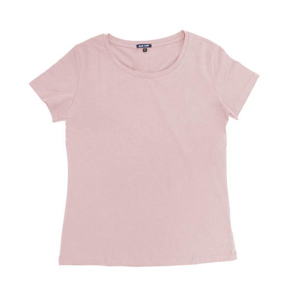 Blue Camp Girls Teens Round Neck T-Shirt - Pink