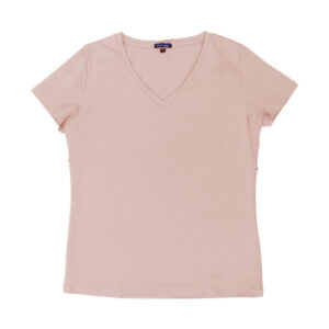 Blue Camp Girls Teens V-Neck T-Shirt - Pink