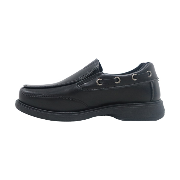 Blue Camp Kids Boys Formal Black Shoes - KL87513 - Classic Uniform Shoes with Eyelet Detail - Image 4