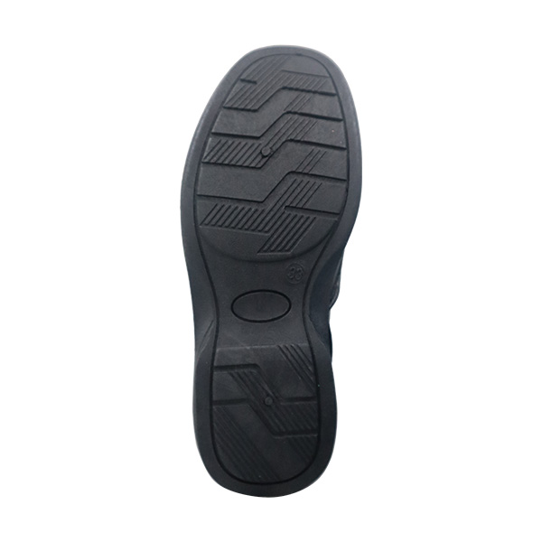 Blue Camp Kids Boys Black Slip-On School Shoes - KL87510 - Easy Wear Uniform Shoes - Image 3