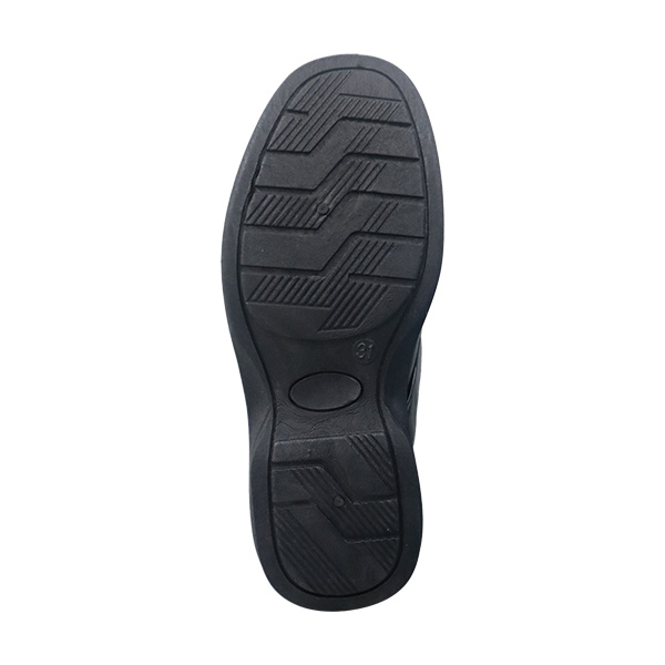 Blue Camp Kids Boys Black Velcro School Shoes - KL87518 - Easy Fasten Uniform Footwear - Image 3