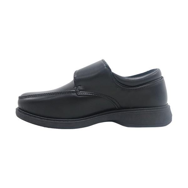 Blue Camp Kids Boys Black Velcro School Shoes - KL87518 - Easy Fasten Uniform Footwear - Image 4