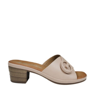 Avenue Ladies Step In Heeled Halle - Beige