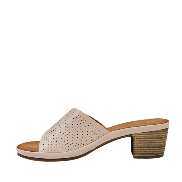 Avenue Ladies Step In Heeled Halle - Beige - Image 3