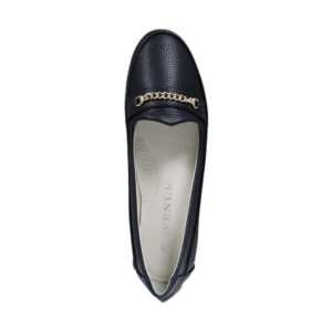 Alternative view of Avenue Ladies Loafers Heather - Black