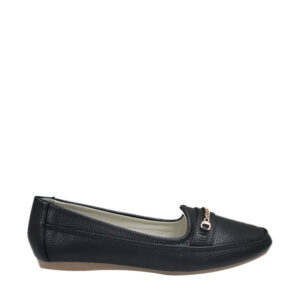Avenue Ladies Loafers Heather - Black