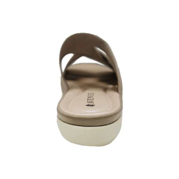 Avenue Ladies Comfy Step In Flats Lina - Gray - Image 2