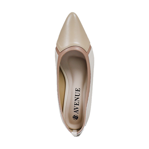 Avenue Ladies Ladies Ballet Flats Maann - Cream - Image 4