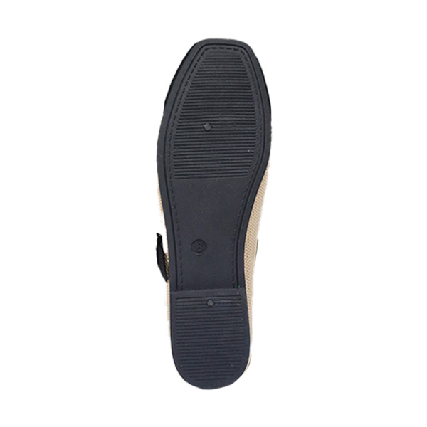 Avenue Ladies Ballet Flats Lebbie - Beige - Black - Image 5