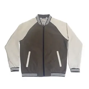 Avenue Boys Teens Wear Casual University Jacket Plain - Brown - 0