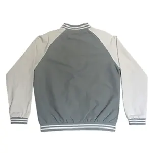 Alternative view of Avenue Boys Teens Wear Casual University Jacket Plain - Gray - 0