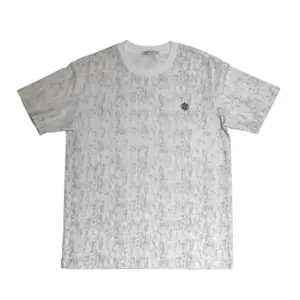 Avenue Boys Teens Wear Round Neck Tee Full Print - White - 68589