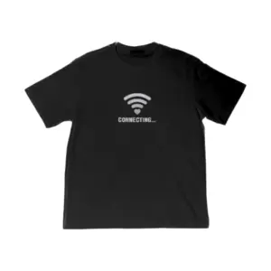 Avenue Boys Teens Wear Round Neck Printed Tee - Black - 68583