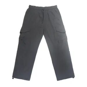Avenue Boys Teens Wear Cargo Pants 6 Pockets Loose Fit - Gray - NVM25308