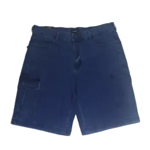 Avenue Boys Teens Wear Cargo Denim Shorts - Blue - NVM2530711