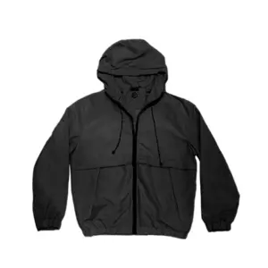 Avenue Boys Teens Wear Water Proof Hooded Jacket Microfiber - Black - 24-1303R