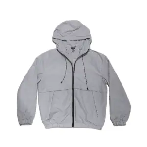 Avenue Boys Teens Wear Water Proof Hooded Jacket Microfiber - Blue Gray - 24-1303R
