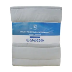 Quilted Cooling Reversible Blanket