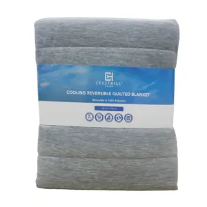 Quilted Cooling Reversible Blanket