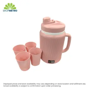 Alternative view of 2.2L Water Jug with 4-Piece Cup Set