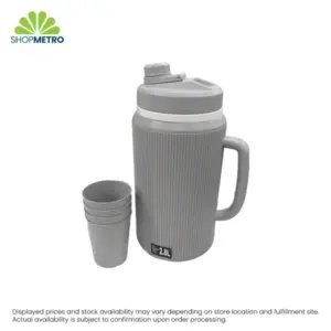 2.8L Water Jug with 4-Piece Cup Set