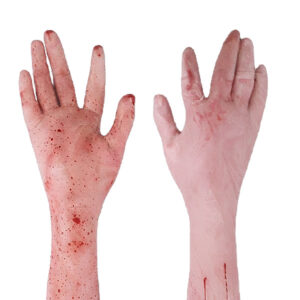Right Arm Red Color